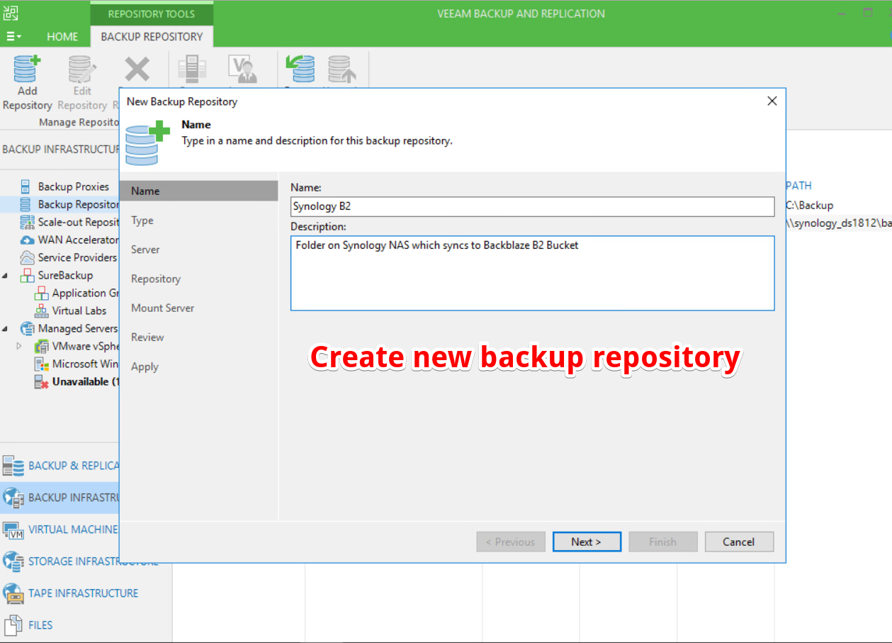 backup synology to backblaze personal